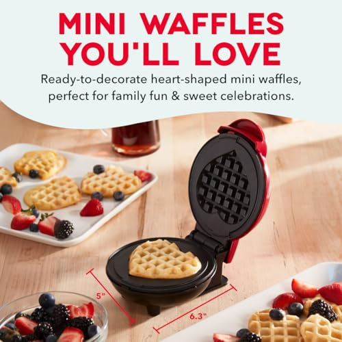 Dash Mini Heart Waffle Maker for $10.95 - Clip Coupon - Image 2