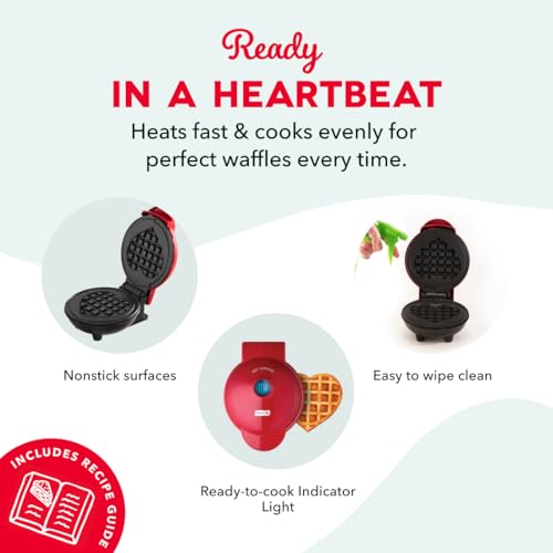 Dash Mini Heart Waffle Maker for $10.95 - Clip Coupon - Image 4
