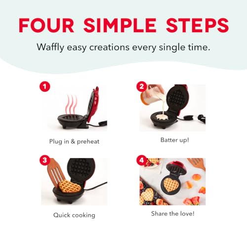 Dash Mini Heart Waffle Maker for $10.95 - Clip Coupon - Image 5