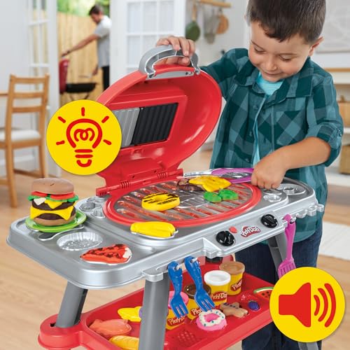 54% Off Play-Doh Sizzlin' Grill Playset with Lights & Sounds - Image 2