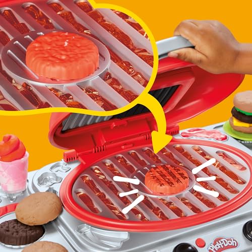 54% Off Play-Doh Sizzlin' Grill Playset with Lights & Sounds - Image 3