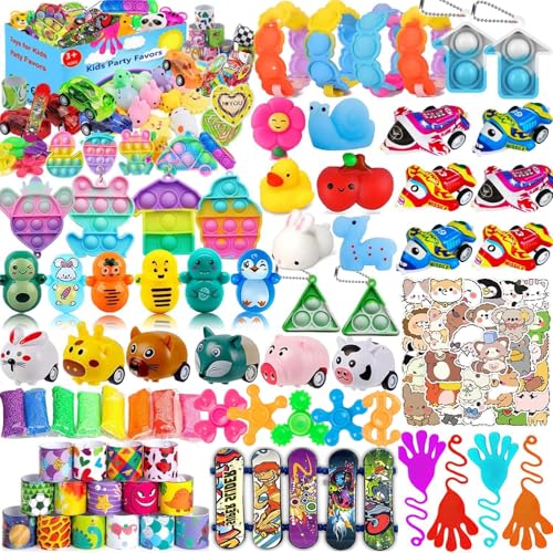 Save 47% on 124-Piece Kids Party Favor & Toy Assortment - Image 1