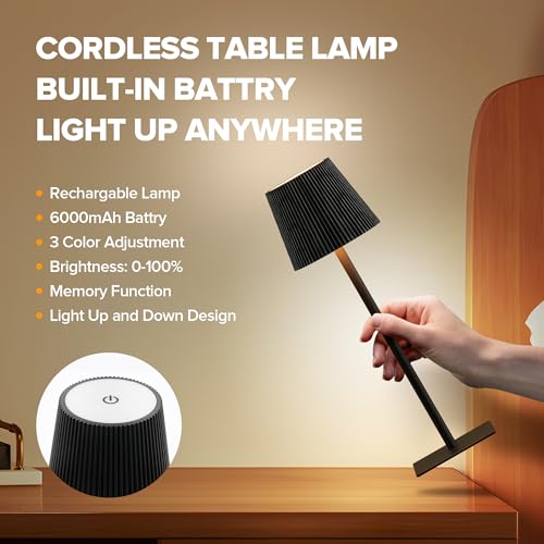 41% Off LUTEC 2-Pack Cordless Table Lamps - Image 4