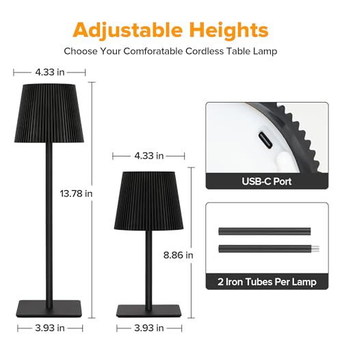 41% Off LUTEC 2-Pack Cordless Table Lamps - Image 5