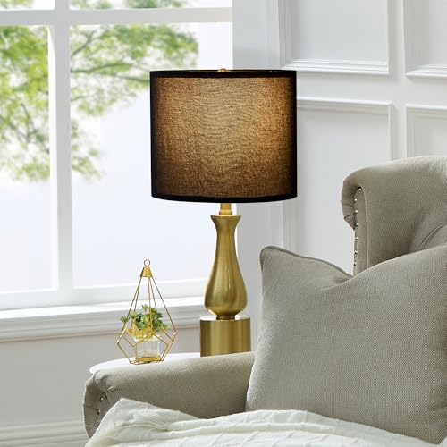 Save on Modern Black & Gold Table Lamps Set of 2 for Living Room - Image 2