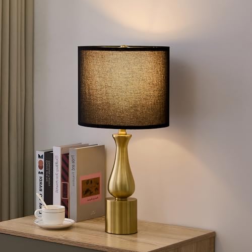 Save on Modern Black & Gold Table Lamps Set of 2 for Living Room - Image 4