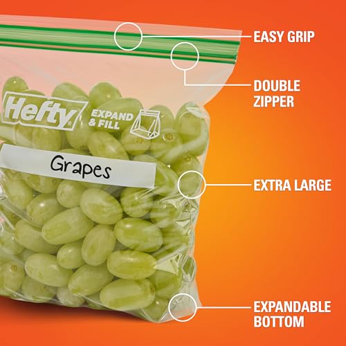 Save on Hefty XL Expandable Sandwich Bags, 130 Count - Image 4