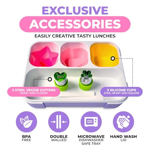 50% Off Kinsho Bento Lunch Box Set with Insulated Bag - Image 4