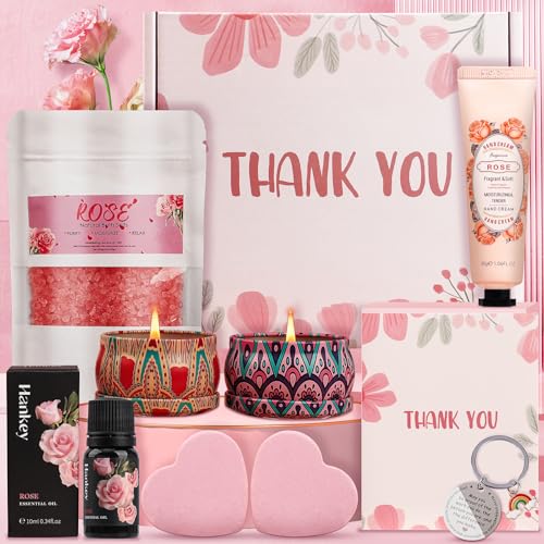 Luxury Rose Spa Gift Set for Women - 9-Piece Pamper Box - Image 1