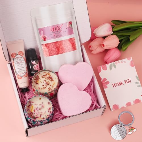 Luxury Rose Spa Gift Set for Women - 9-Piece Pamper Box - Image 2