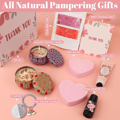Luxury Rose Spa Gift Set for Women - 9-Piece Pamper Box - Image 3