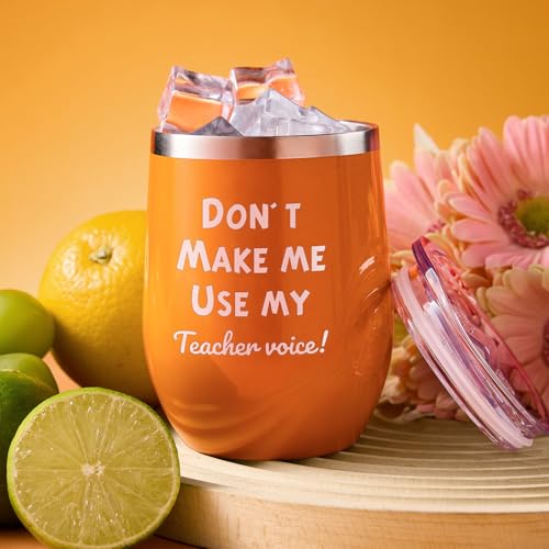 50% Off Orange Teacher Appreciation Gift Set with Tumbler & Bag - Image 3