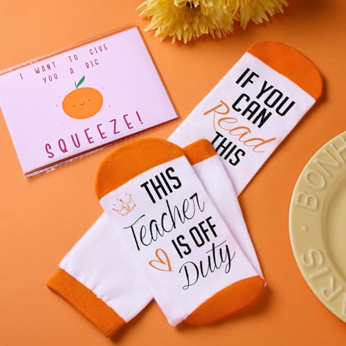50% Off Orange Teacher Appreciation Gift Set with Tumbler & Bag - Image 5