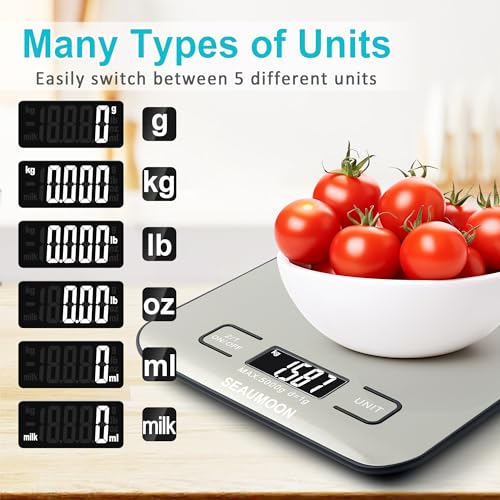 Save 13% on SEAUMOON 11lb Stainless Steel Food Scale - Image 2