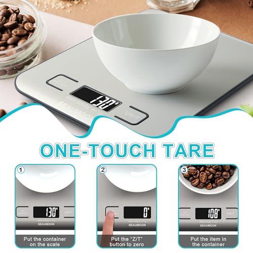 Save 13% on SEAUMOON 11lb Stainless Steel Food Scale - Image 3