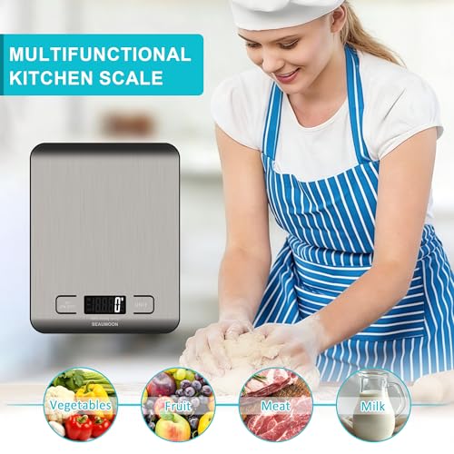 Save 13% on SEAUMOON 11lb Stainless Steel Food Scale - Image 5