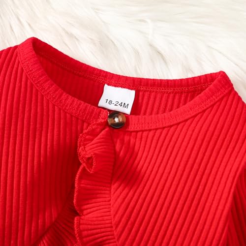 40% Off Toddler Girls Floral Dress & Cardigan 2-Piece Set - Image 2