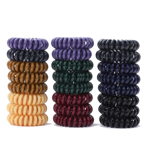 Save 23% on ETANEAR Spiral Hair Ties - 24 Pcs No-Damage Scrunchies - Image 1