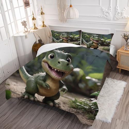 50% Off Dinosaur Comforter Set for Kids - Twin Size - Image 2