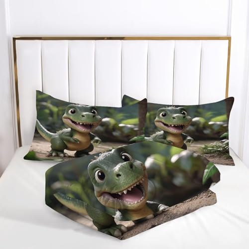 50% Off Dinosaur Comforter Set for Kids - Twin Size - Image 3