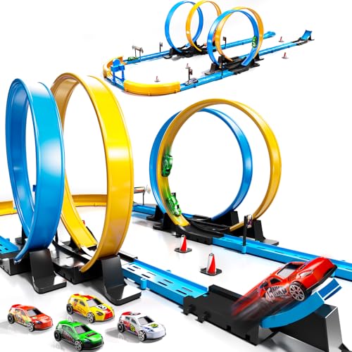 Save $10 on LILYBUDS Toy Car Track Set with 4 Loops & Cars - Image 5
