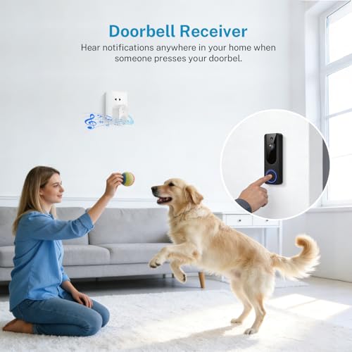 Save 71% on Cookedixo 1080P Wireless Video Doorbell Camera - Image 3