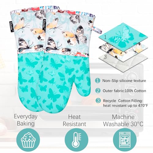 50% Off Alselo Heat Resistant Oven Mitts Set of 2 - Image 5