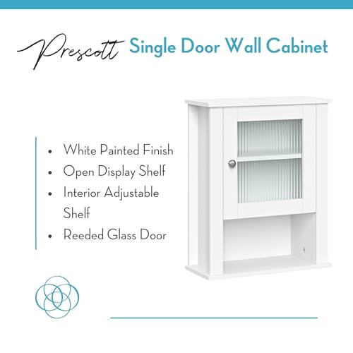 52% Off RiverRidge Slim Bathroom Wall Cabinet with Glass Door - Image 5
