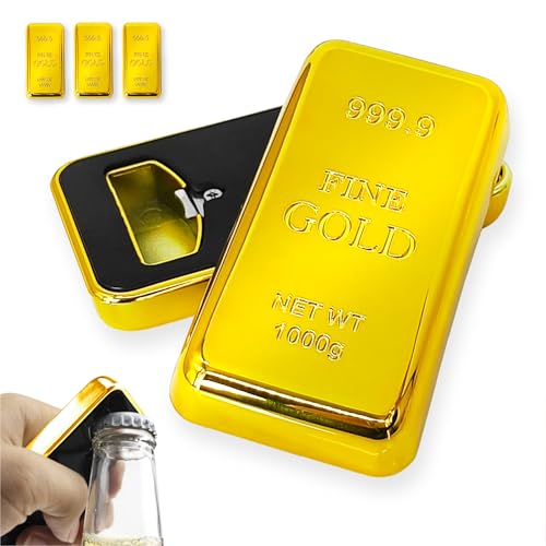 50% Off Gold Bar Magnetic Bottle Opener 3-Pack - Image 1