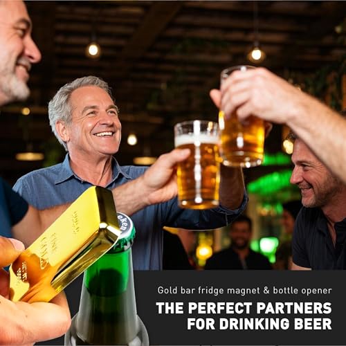 50% Off Gold Bar Magnetic Bottle Opener 3-Pack - Image 2