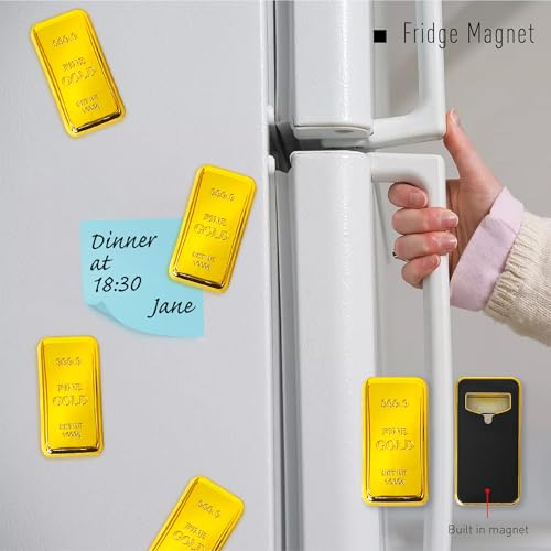 50% Off Gold Bar Magnetic Bottle Opener 3-Pack - Image 3