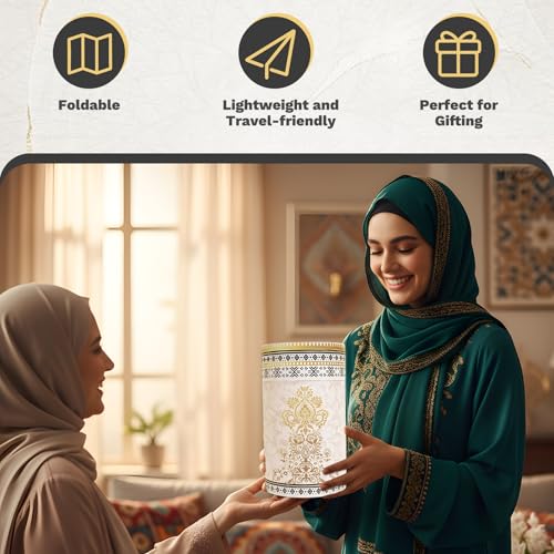 Islamic Prayer Mat Set with Gift Box, Beads & Compass - $12.99 - Image 4