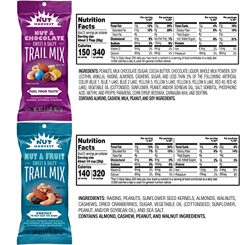 34% Off Nut Harvest Trail Mix Variety Pack (16 Bags) - Image 2