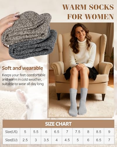 42% Off YSense Women's Wool Winter Boot Socks - Image 4