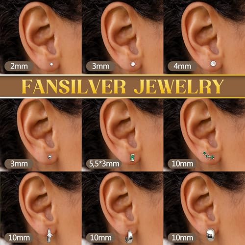 57% Off Fansilver Hypoallergenic Gold Earrings for Sensitive Ears - Image 3