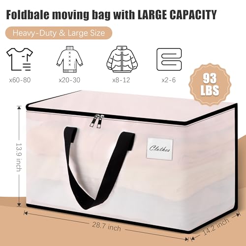 48% Off NATURELUX Heavy Duty Moving Bags - 6 Pack - Image 2