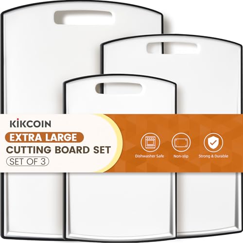 50% Off Kikcoin Non-Slip Cutting Board Set of 3