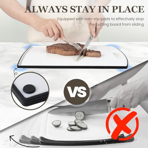 50% Off Kikcoin Non-Slip Cutting Board Set of 3 - Image 2