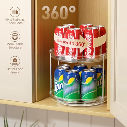 Save 36% on LAMU 2-Tier Lazy Susan Kitchen Organizer - Image 2