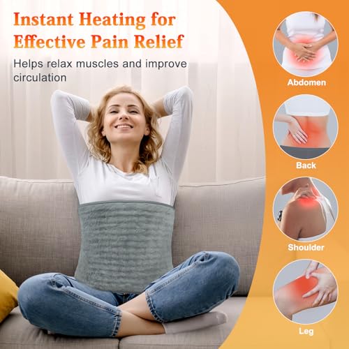 Save 50% on MELCAM Large Heating Pad with Belt for Pain Relief - Image 2