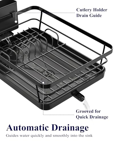 Save 28% on Kitsure's Compact Stainless Steel Dish Drying Rack - Image 3
