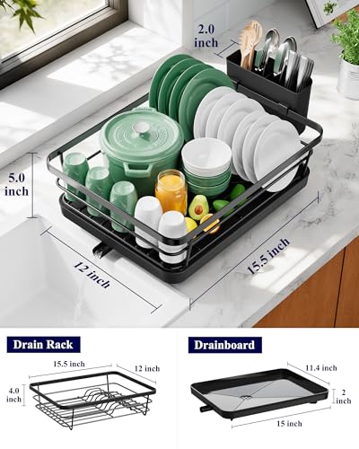 Save 28% on Kitsure's Compact Stainless Steel Dish Drying Rack - Image 5