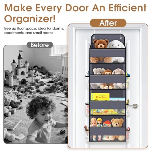 Save 33% on WISELIFE Over-The-Door Organizer with Clear Pockets - Image 5