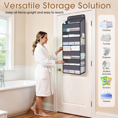 Save 33% on WISELIFE Over-The-Door Organizer with Clear Pockets - Image 7
