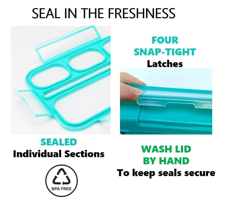 Insulated Bento Box Lunch Set with Bag & Ice Pack for Kids & Adults - Image 6