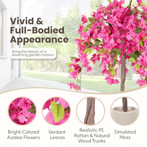 Save $65 on Romantic Season 5FT Artificial Bougainvillea Tree - Image 2