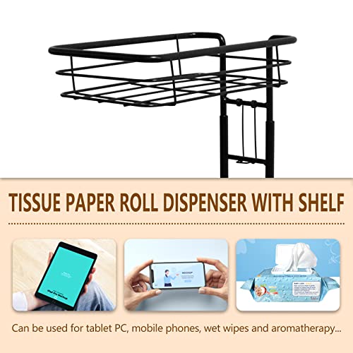 Save 30% on Argatin Toilet Paper Holder Stand with Shelf - Image 4