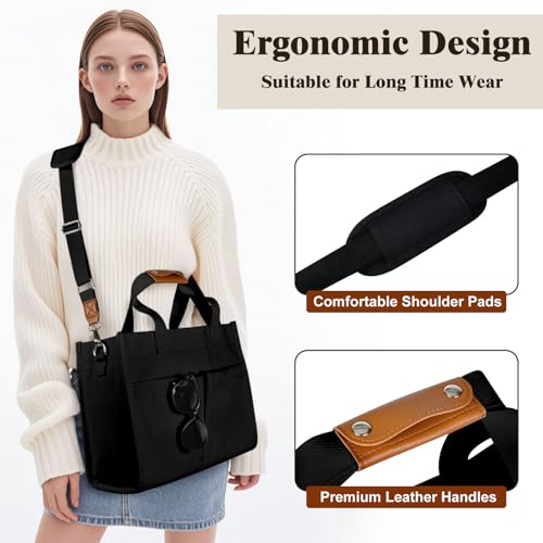 50% Off Canvas Tote Bag for Women with Laptop Compartment - Image 2