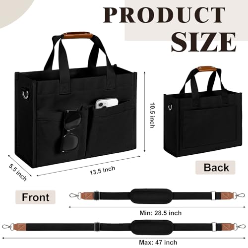 50% Off Canvas Tote Bag for Women with Laptop Compartment - Image 3