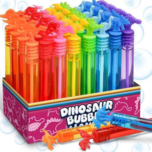 Save 20% on 32-Pack Dinosaur Bubble Wands for Kids - Image 1